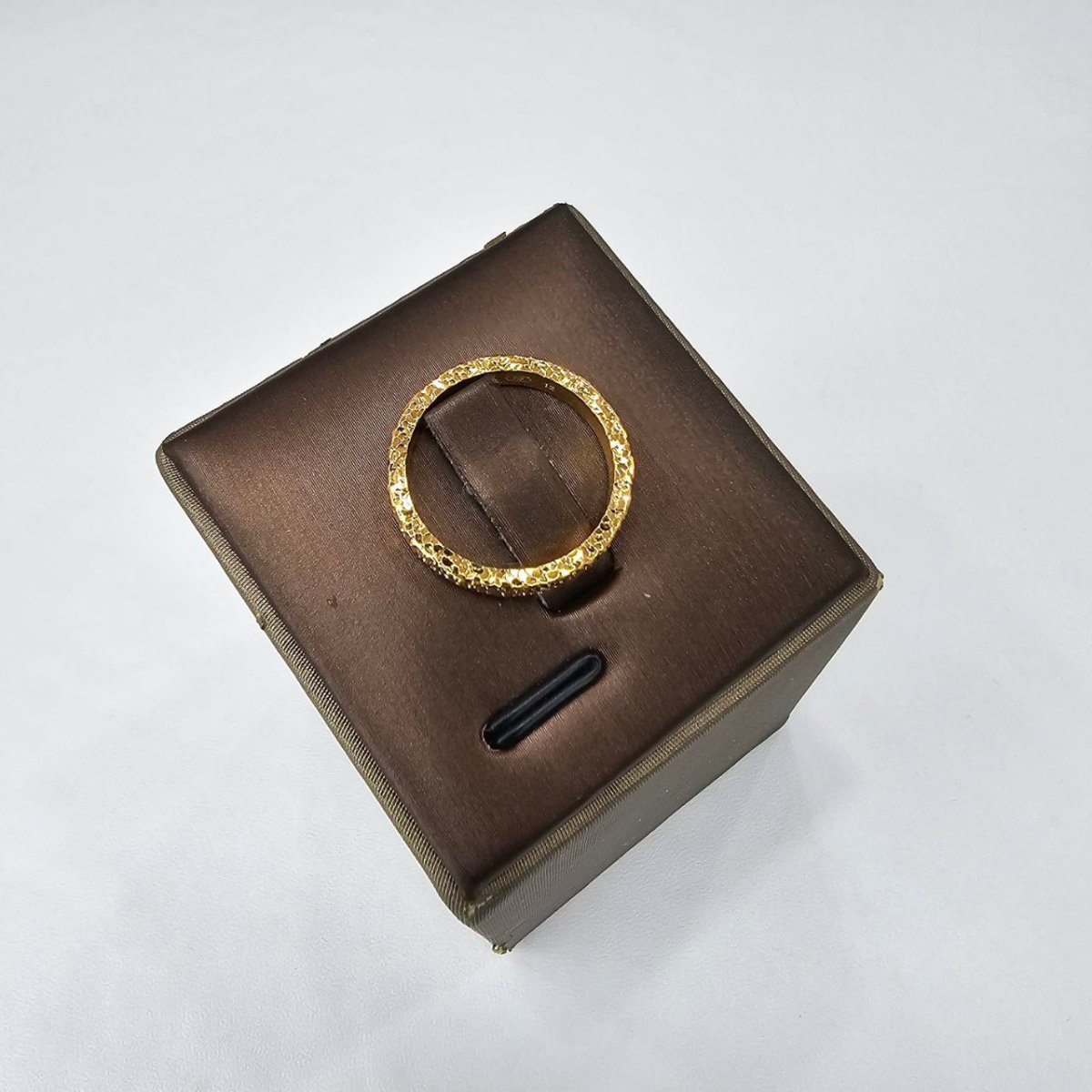 22k / 916 Gold sui Sui Bing Crush Ring 3 side shiny - Best Gold Shop 22k gold 22k gold ring 916 gold Rings