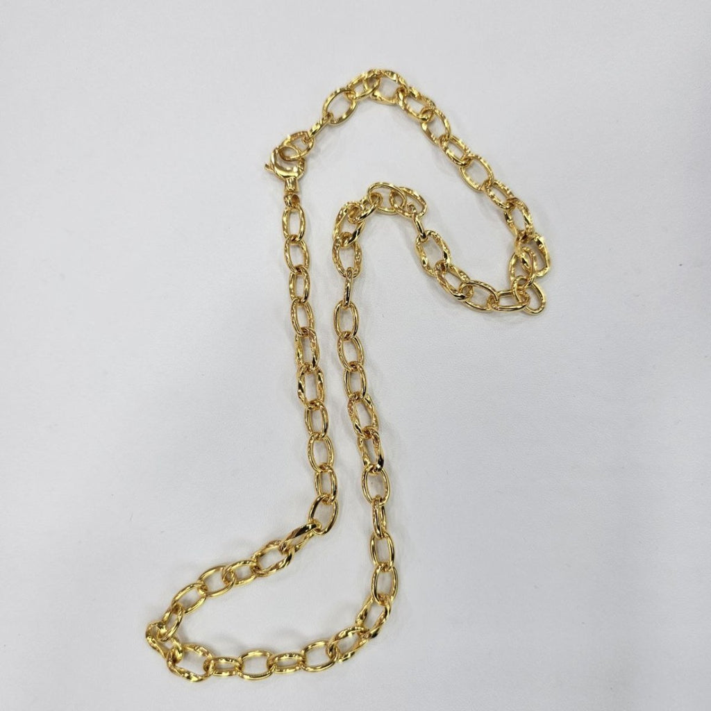 22k / 916 Gold Twist Link Necklace, Elegant Design - Best Gold Shop 22k gold 22k gold chain 22k gold necklace Necklaces
