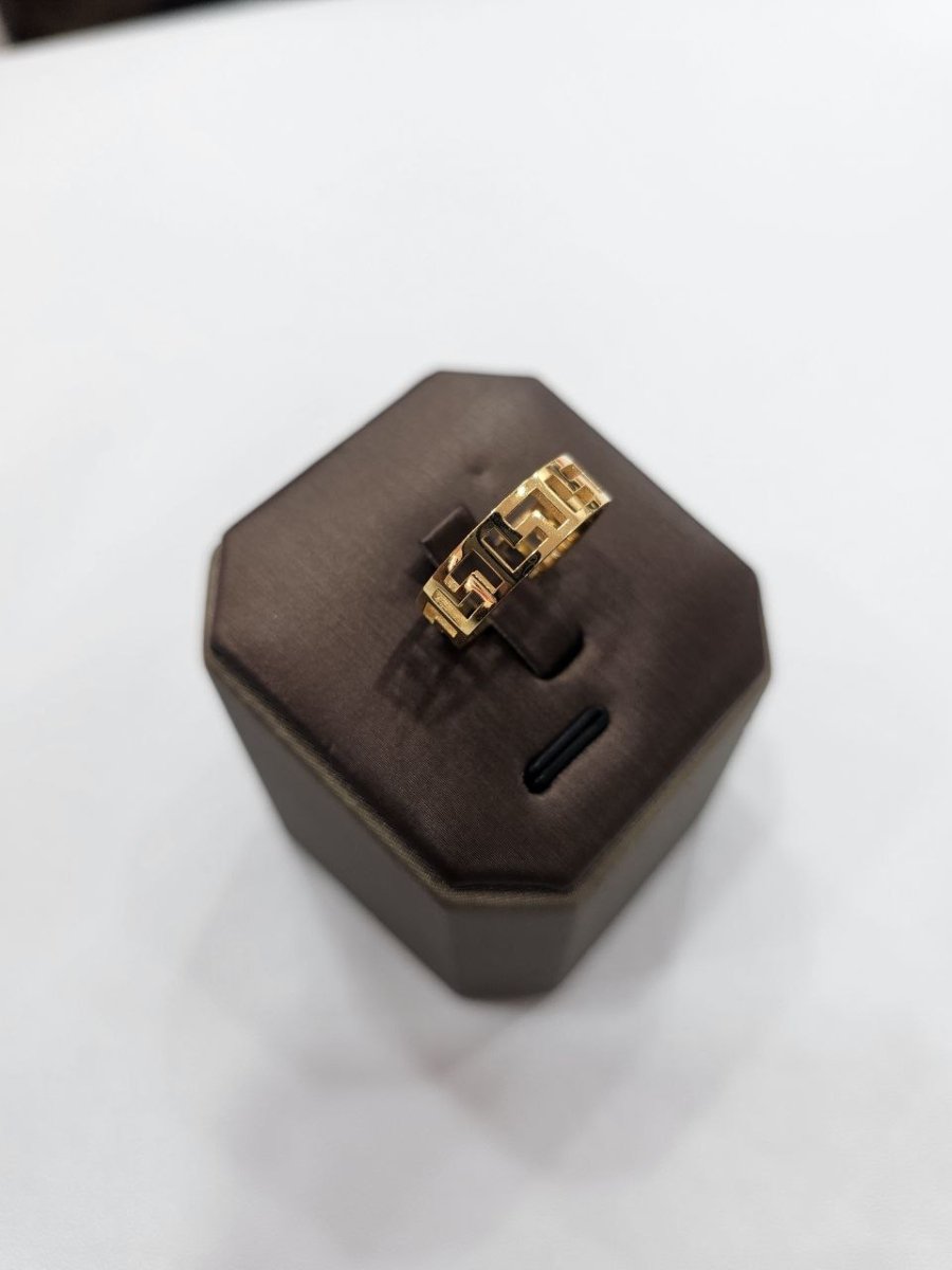 22K / 916 Gold Wan Zi Ring – High Polish Finish - Best Gold Shop 22k gold 22k gold ring 916 gold Rings