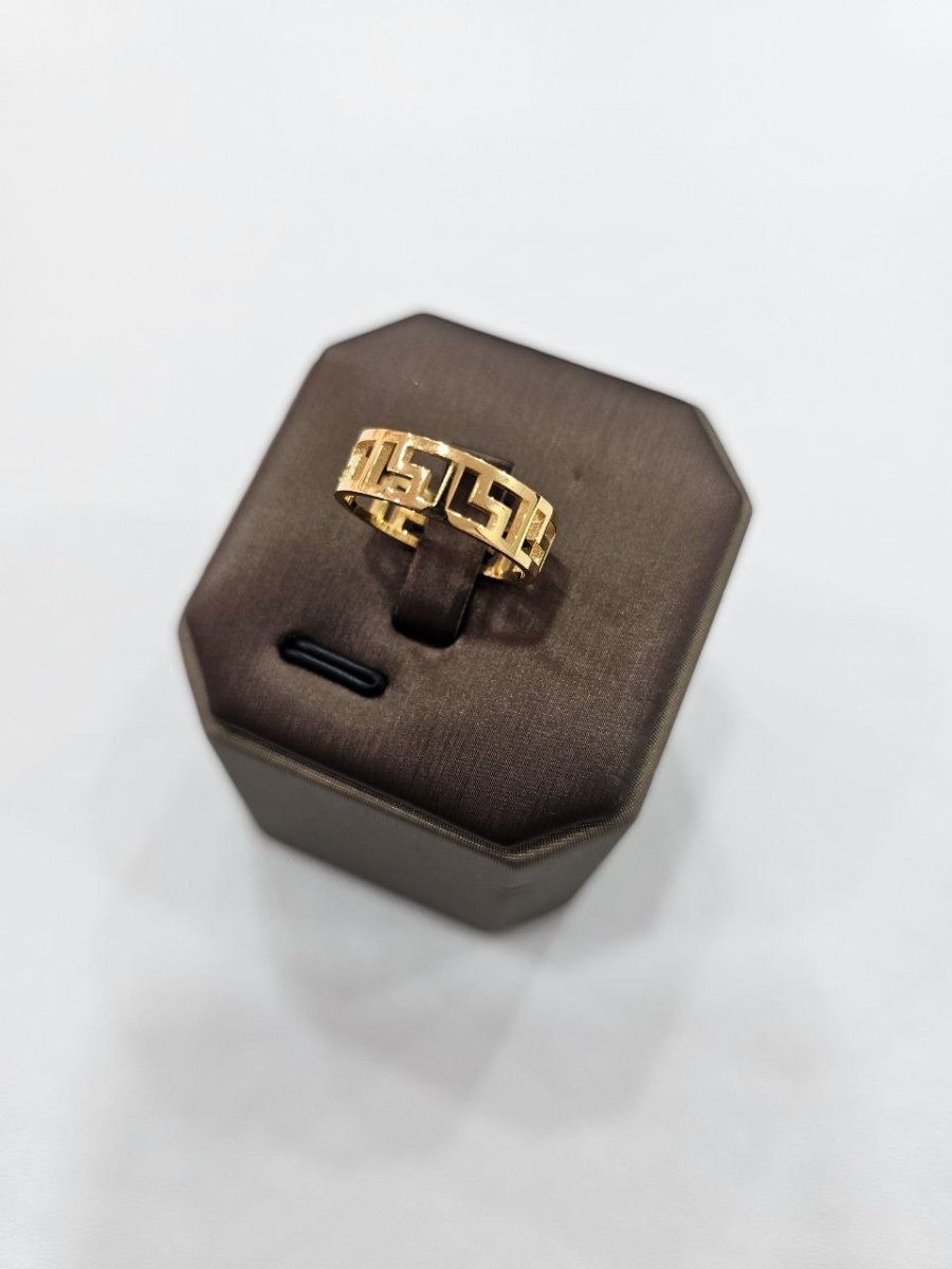 22K / 916 Gold Wan Zi Ring – High Polish Finish - Best Gold Shop 22k gold 22k gold ring 916 gold Rings