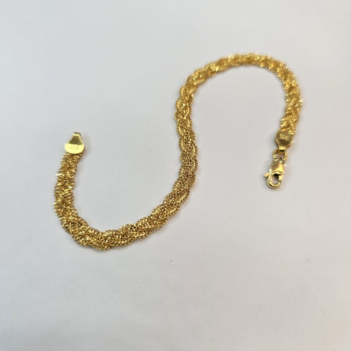 22k / 916 Gold Wave Braided Bracelet by Best Gold Shop - Best Gold Shop 22k gold 22k gold bracelet 916 gold Bracelets