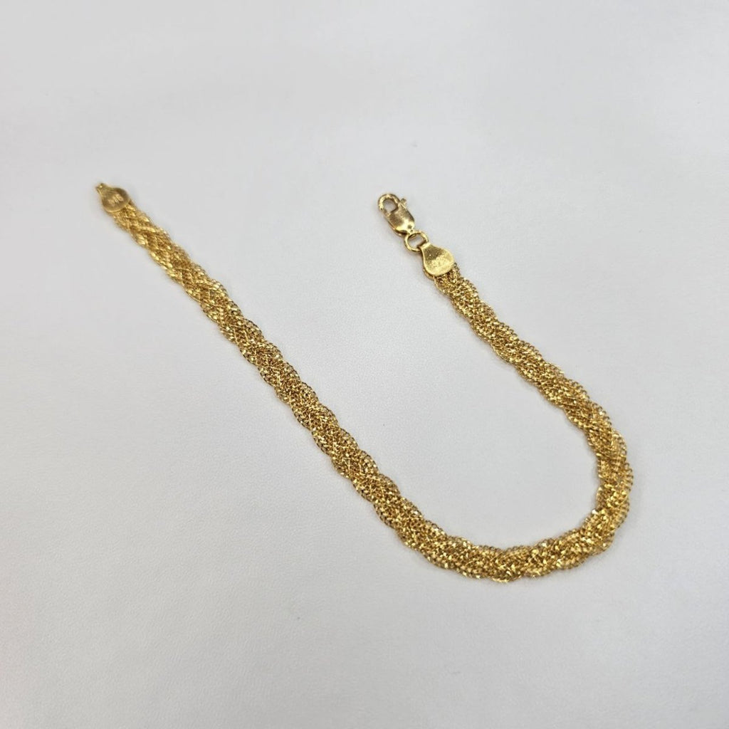 22k / 916 Gold Wave Braided Bracelet by Best Gold Shop - Best Gold Shop 22k gold 22k gold bracelet 916 gold Bracelets