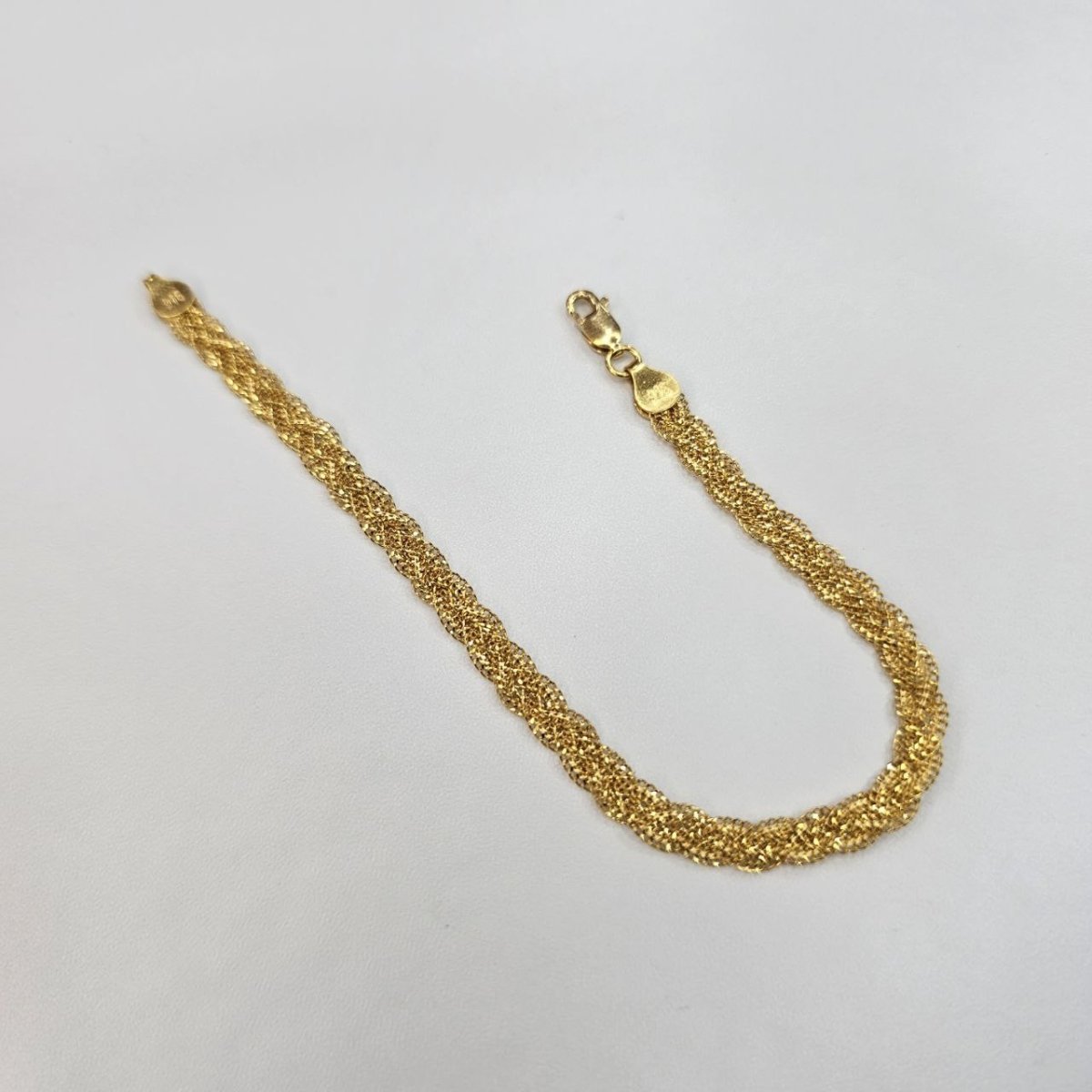 22k / 916 Gold Wave Braided Bracelet by Best Gold Shop - Best Gold Shop 22k gold 22k gold bracelet 916 gold Bracelets