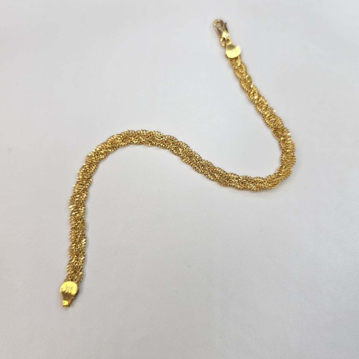 22k / 916 Gold Wave Braided Bracelet by Best Gold Shop - Best Gold Shop 22k gold 22k gold bracelet 916 gold Bracelets