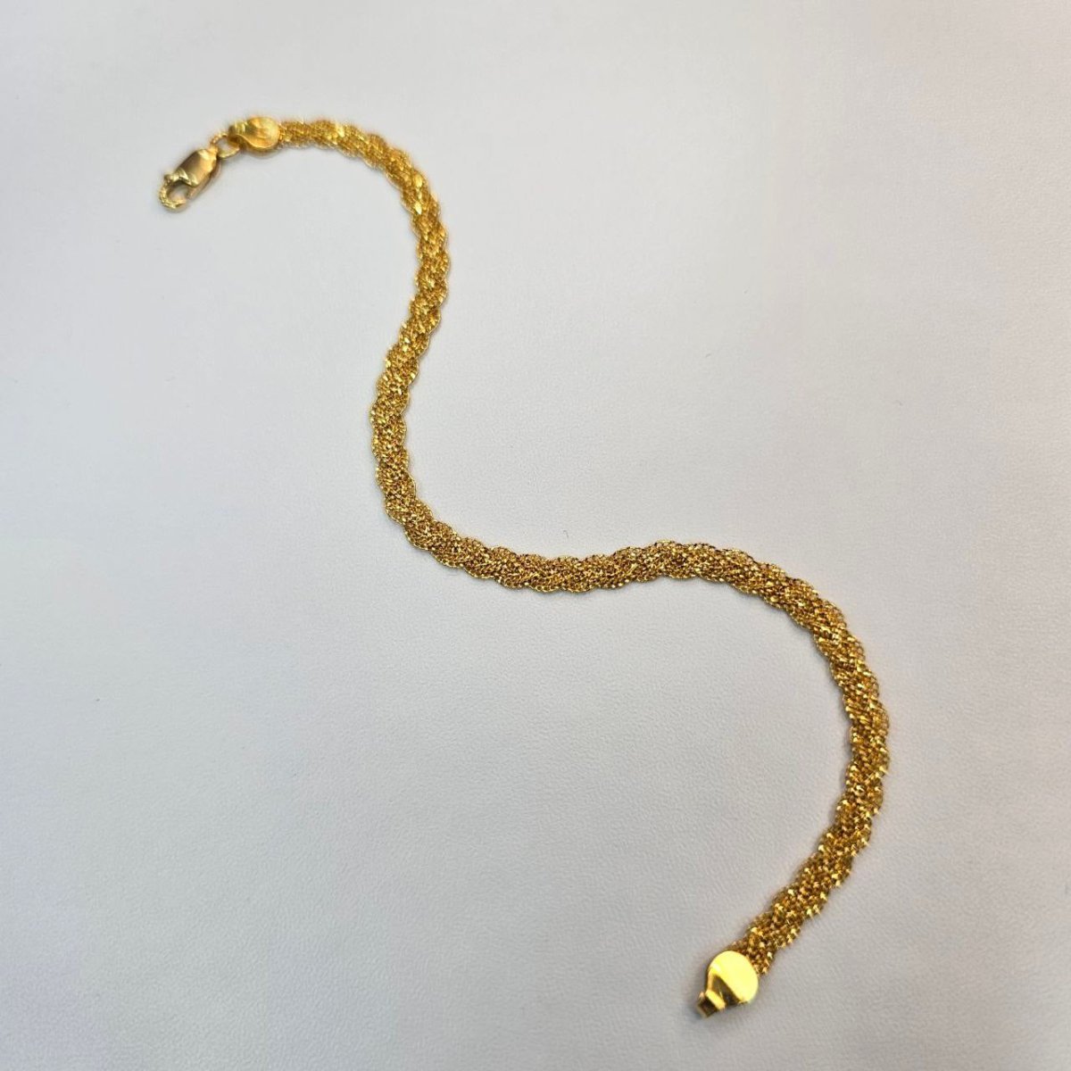 22k / 916 Gold Wave Braided Bracelet by Best Gold Shop - Best Gold Shop 22k gold 22k gold bracelet 916 gold Bracelets