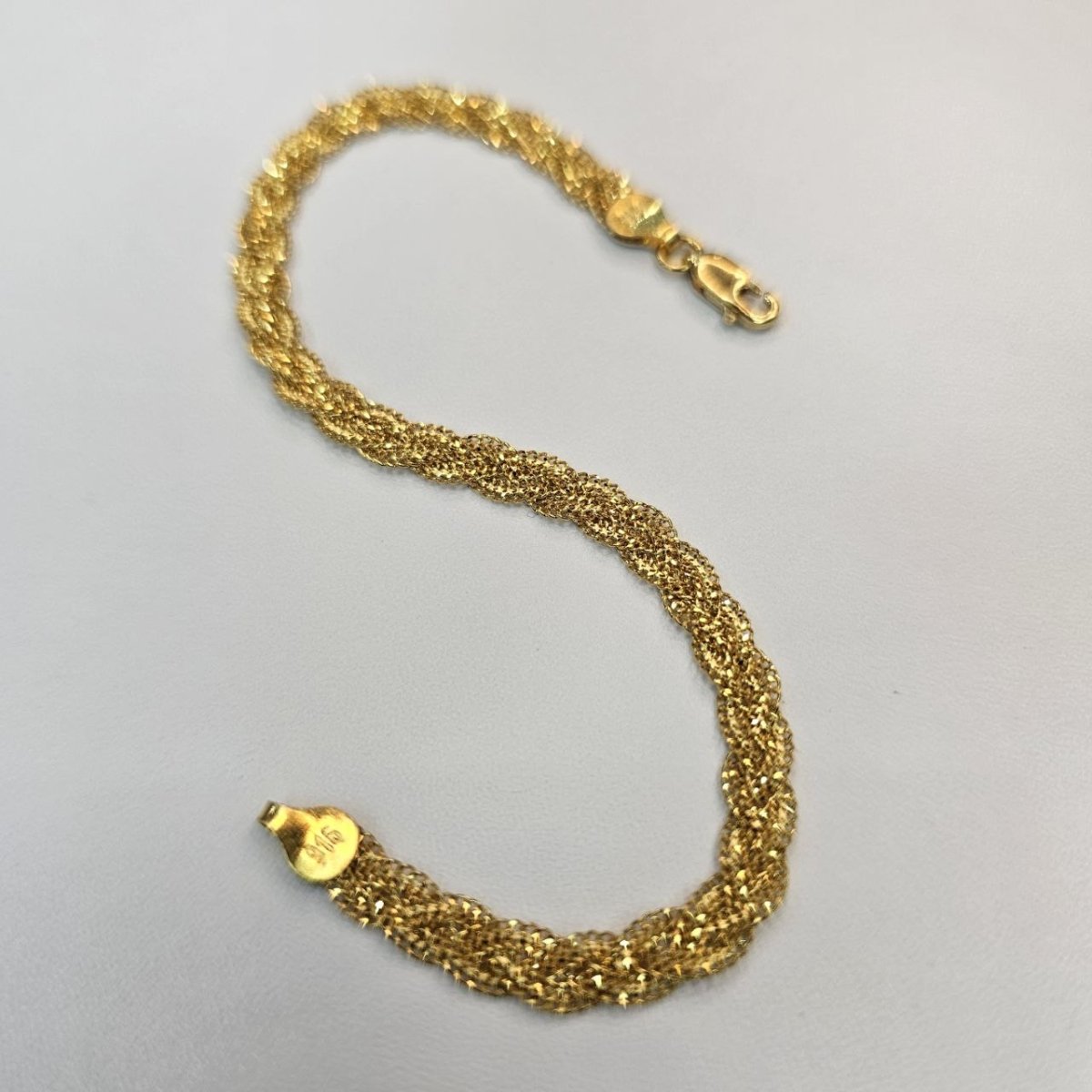 22k / 916 Gold Wave Braided Bracelet by Best Gold Shop - Best Gold Shop 22k gold 22k gold bracelet 916 gold Bracelets