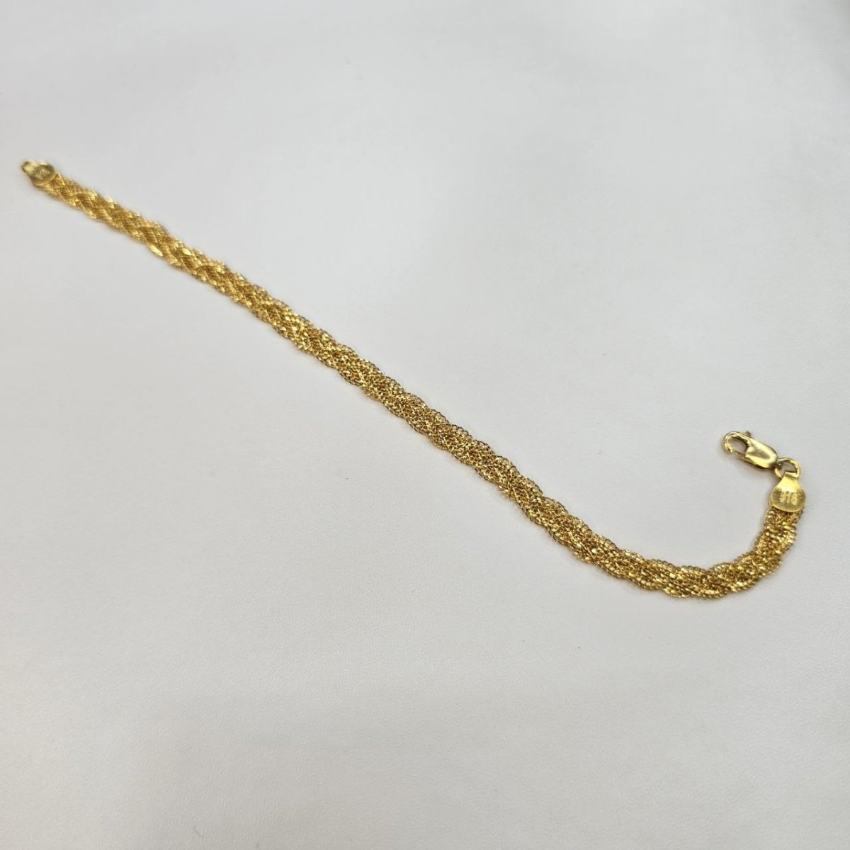 22k / 916 Gold Wave Braided Bracelet by Best Gold Shop - Best Gold Shop 22k gold 22k gold bracelet 916 gold Bracelets