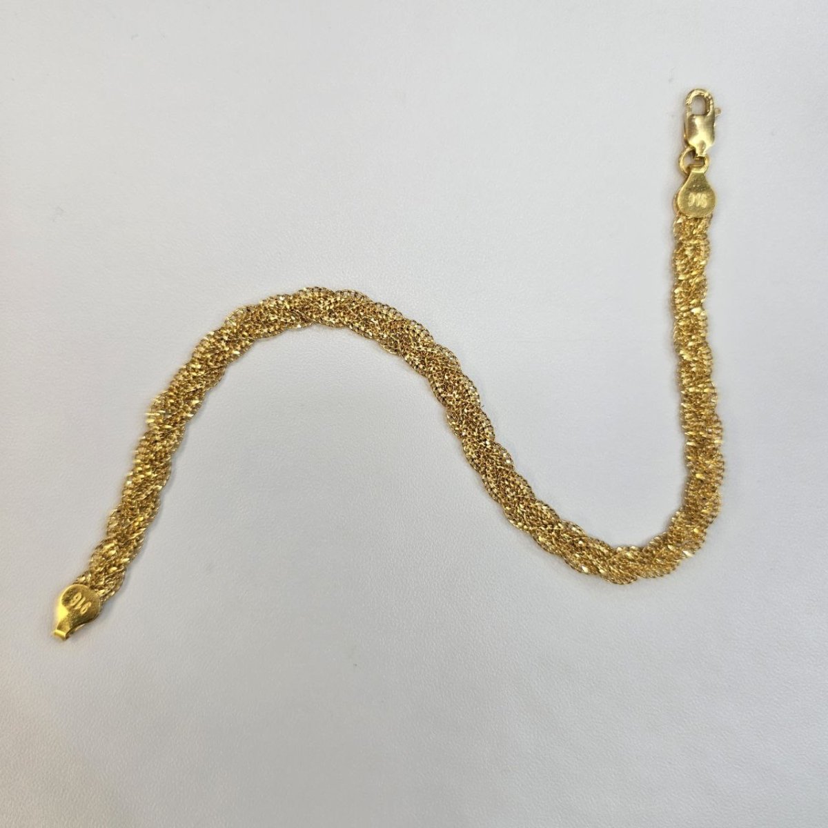 22k / 916 Gold Wave Braided Bracelet by Best Gold Shop - Best Gold Shop 22k gold 22k gold bracelet 916 gold Bracelets