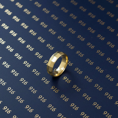 22k / 916 Gold Wedding Band Ring V1 by Best Gold Shop916 goldBest Gold Shop