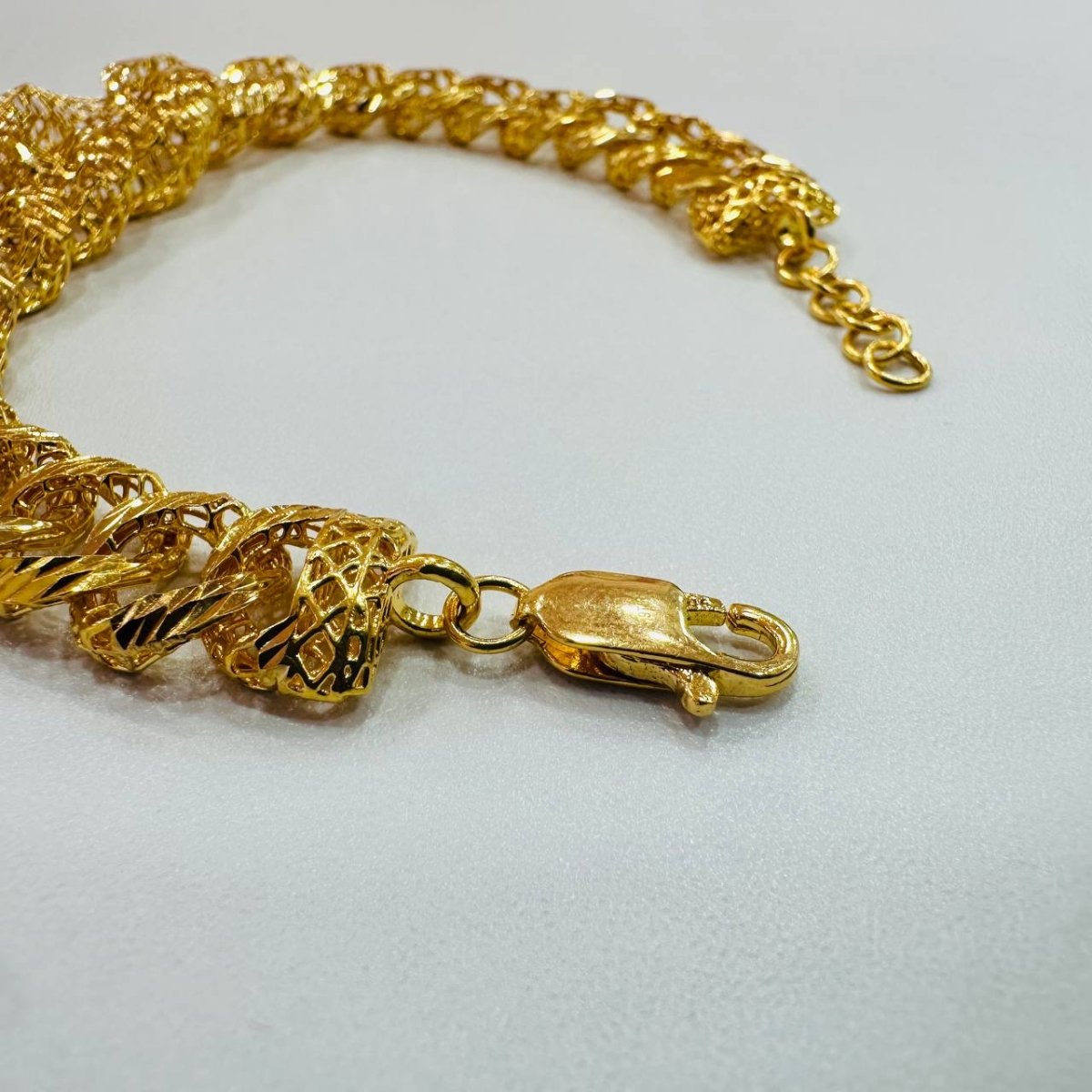 22K / 916 Gold Wide Coco Bracelet – Luxurious and Bold - Best Gold Shop 22k gold 22k gold bracelet 916 gold Bracelets