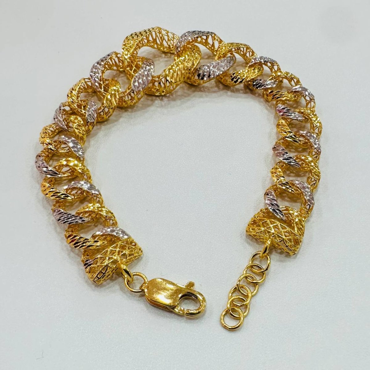 22K / 916 Gold Wide Coco Bracelet – Luxurious and Bold - Best Gold Shop 22k gold 22k gold bracelet 916 gold Bracelets