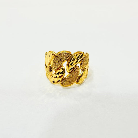 22K / 916 Gold Wide Milo Ring - Best Gold Shop 22k gold 22k gold ring 916 gold Rings