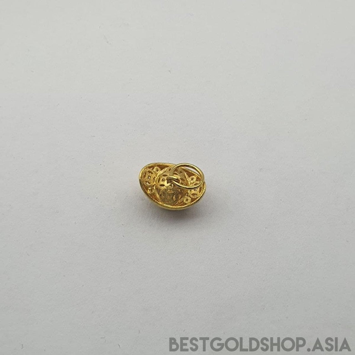 22k / 916 Gold yuan bao / ingot pendant - Best Gold Shop 22k gold 22k gold pendant 916 gold 916 gold