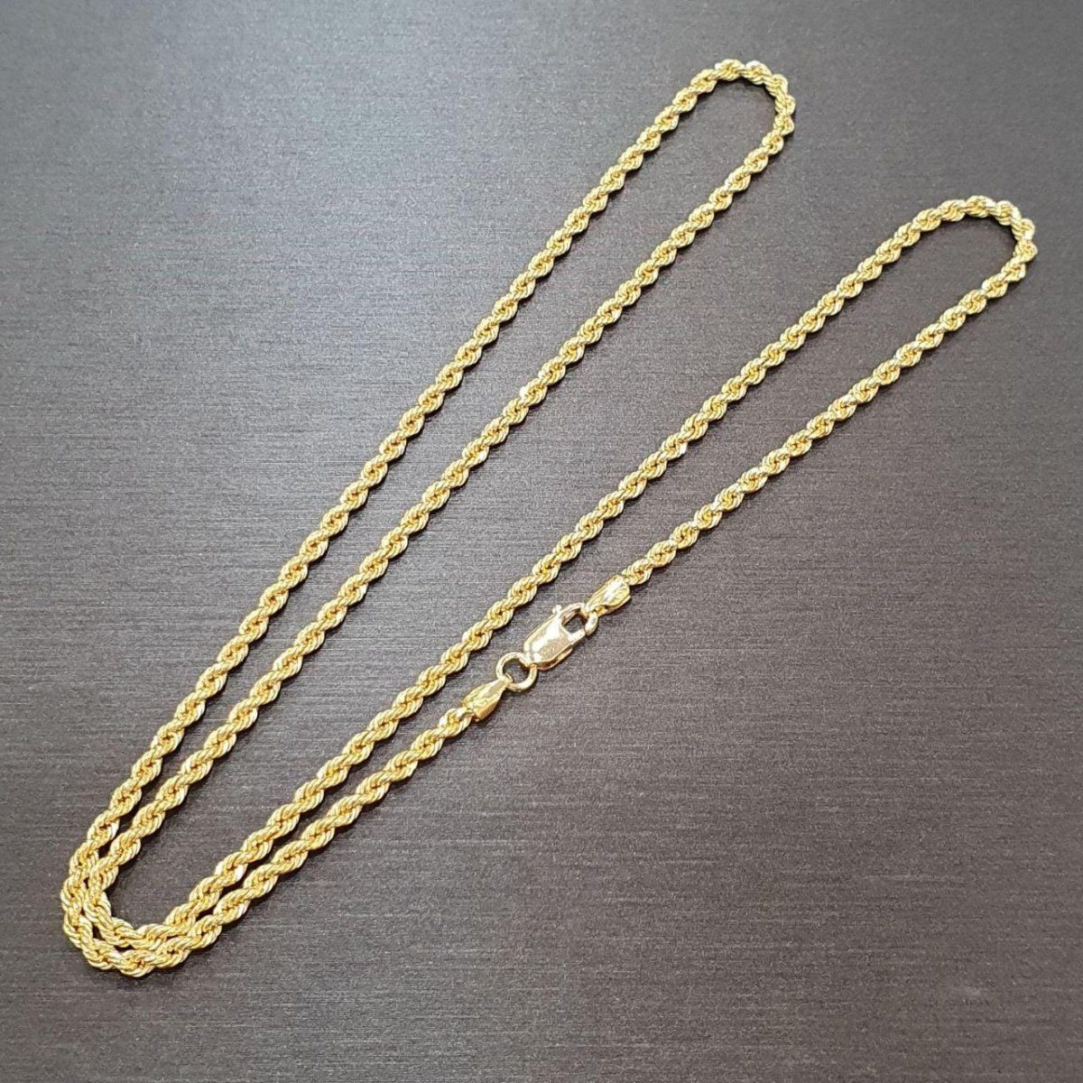 22K / 916 Hollow Rope Gold Necklace - Best Gold Shop 22k gold 22k gold necklace 916 gold Necklaces