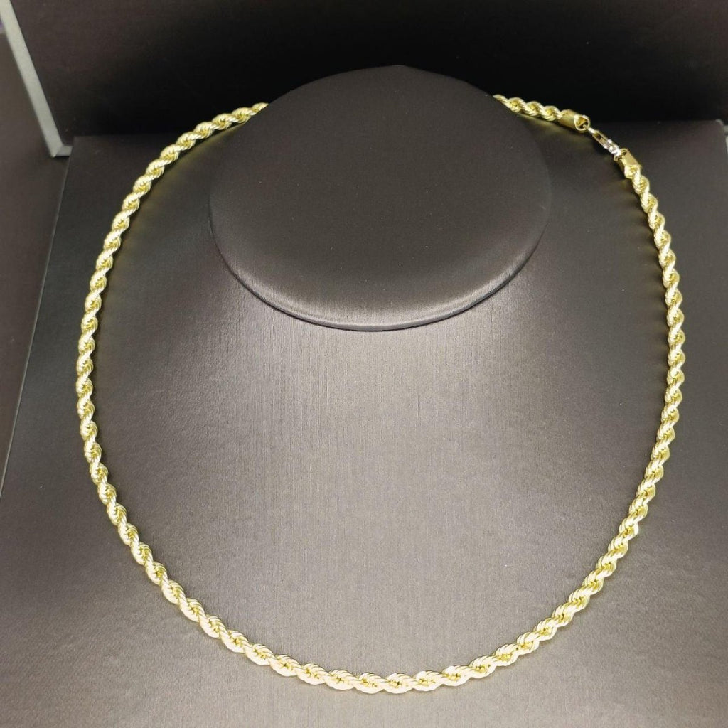 22K / 916 Hollow Rope Gold Necklace - Best Gold Shop 22k gold 22k gold necklace 916 gold Necklaces