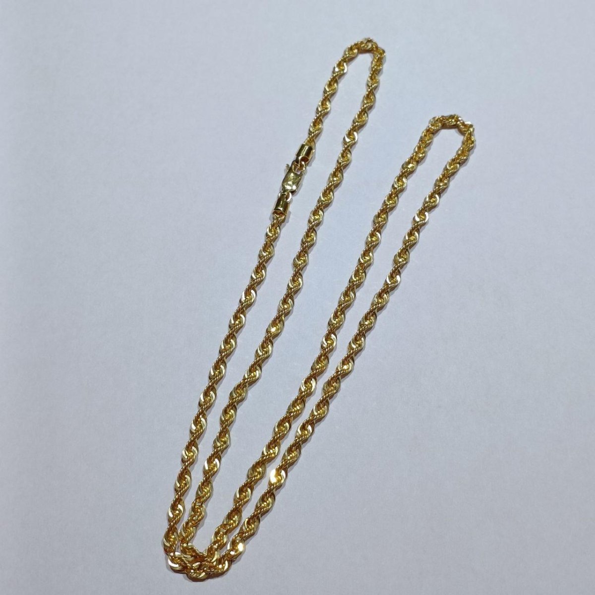 22K / 916 Hollow Rope Gold Necklace - Best Gold Shop 22k gold 22k gold necklace 916 gold Necklaces