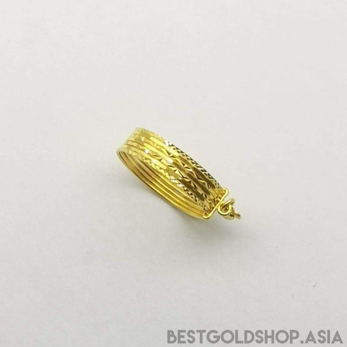 22K Gold 7 in 1 Ring with dangling heart - Best Gold Shop 22k gold 22k gold ring 916 gold 916 gold