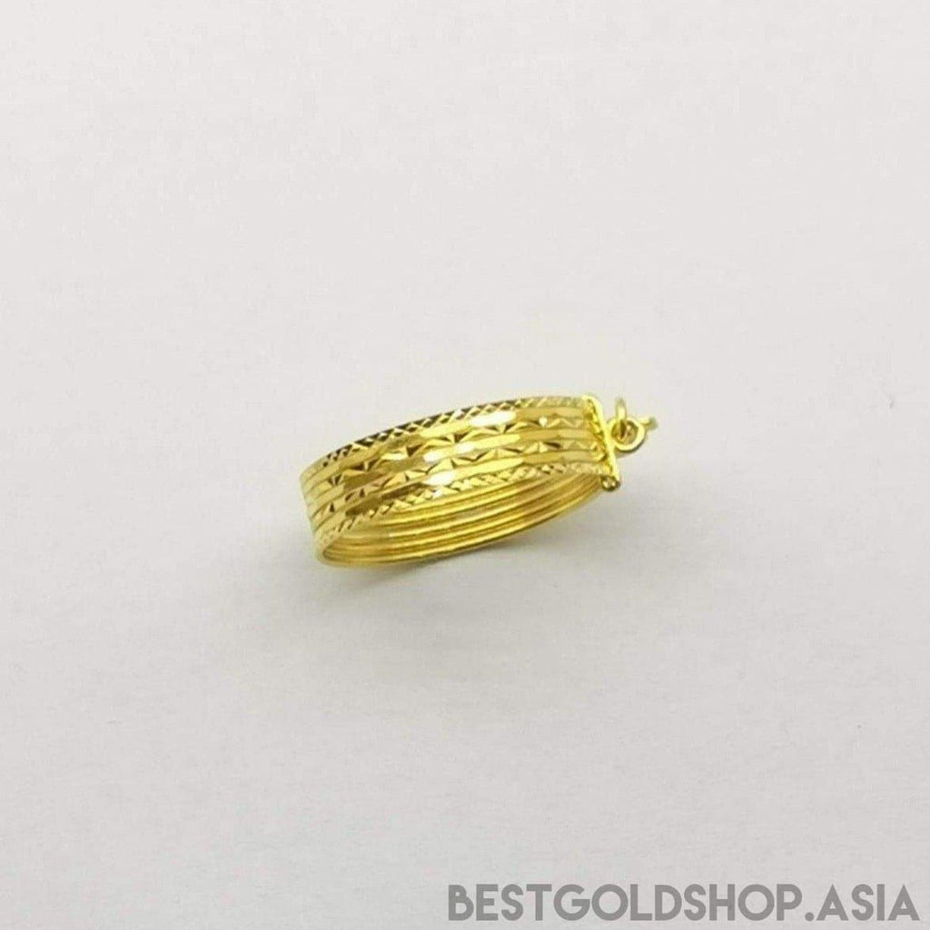 22K Gold 7 in 1 Ring with dangling heart - Best Gold Shop 22k gold 22k gold ring 916 gold 916 gold