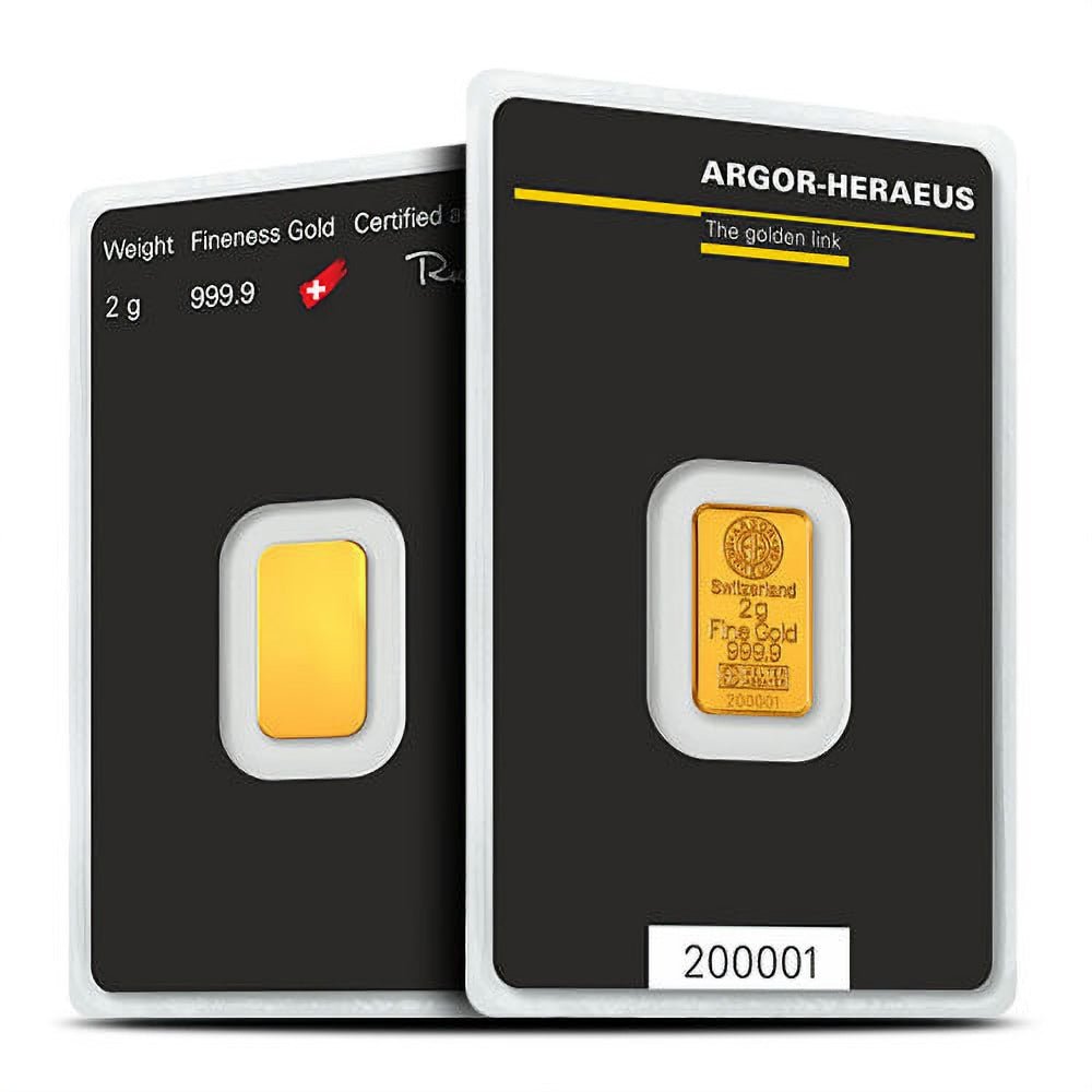 24k / 999 2 grams Argor gold bar by Best Gold Shop - Best Gold Shop 24k gold 24k gold bar 999 gold bullion
