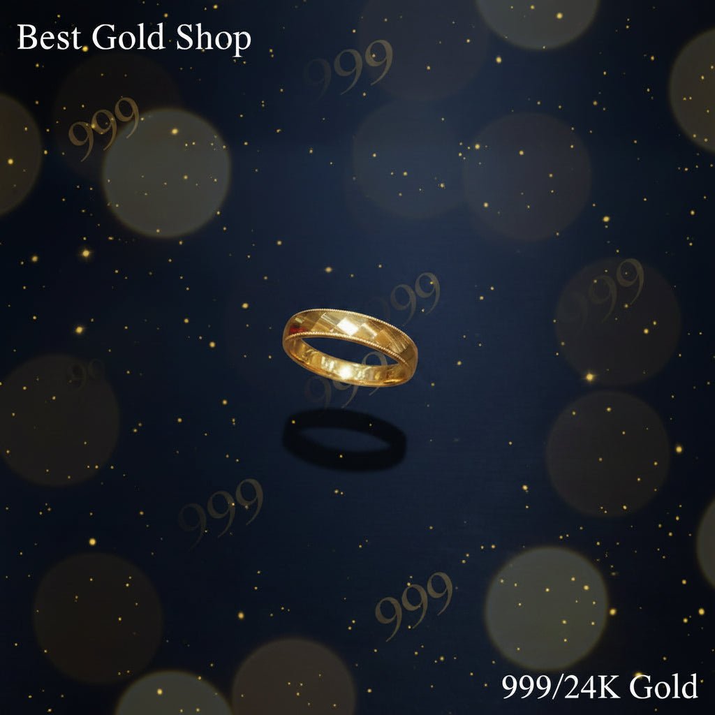24k / 999 Gold Couple Designer Ring V10 by Best Gold ShopRingsBest Gold Shop