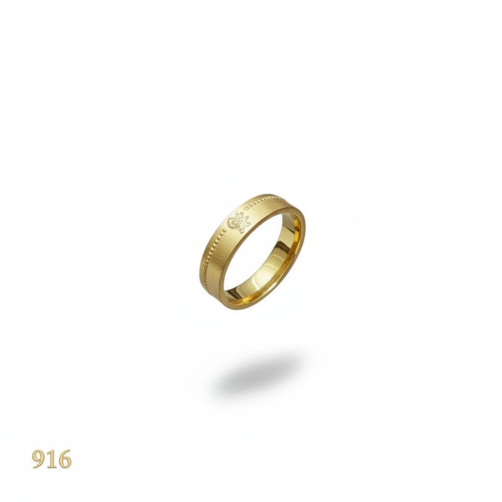 24k / 999 Gold Couple Designer Ring V2 by Best Gold ShopRingsBest Gold Shop