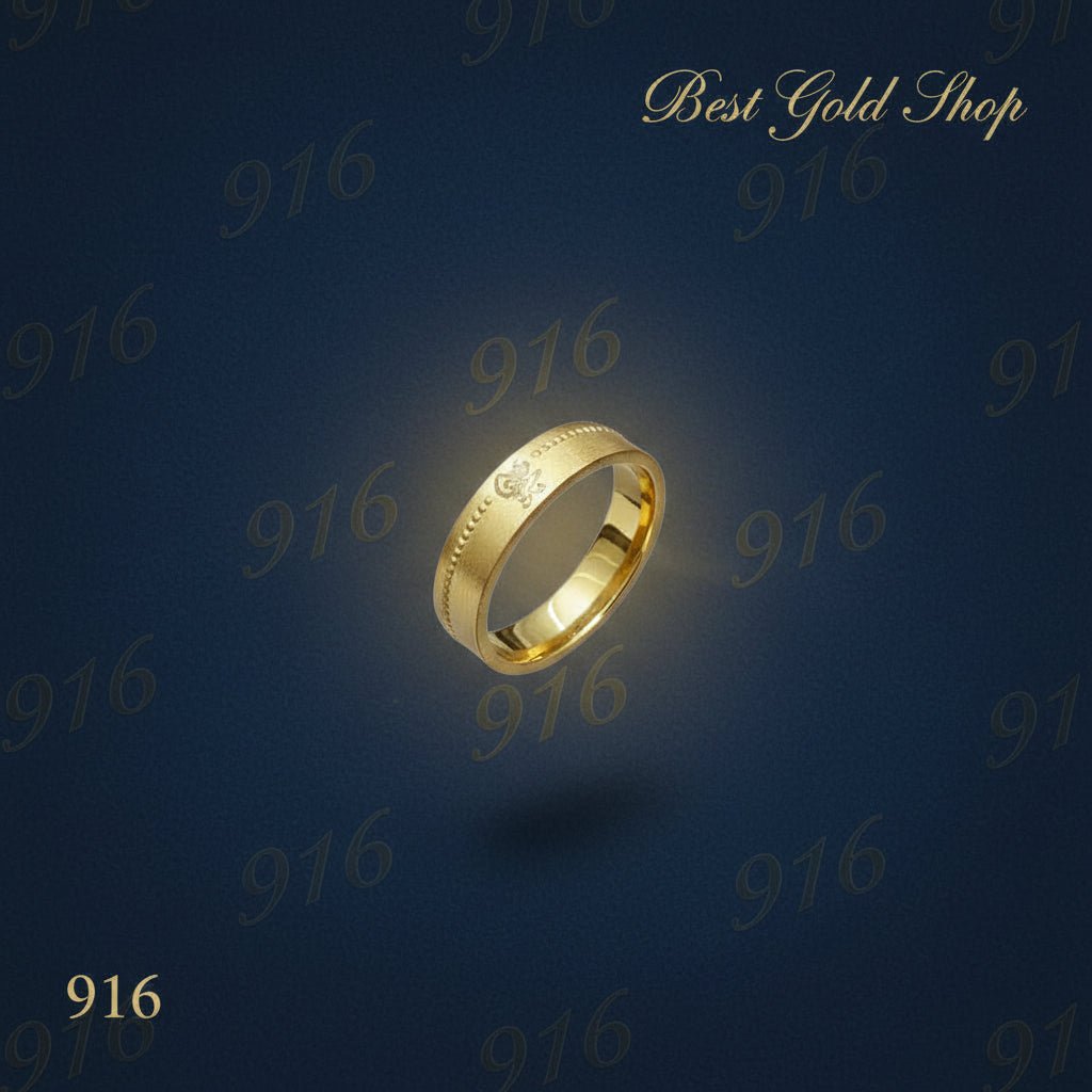 24k / 999 Gold Couple Designer Ring V2 by Best Gold ShopRingsBest Gold Shop