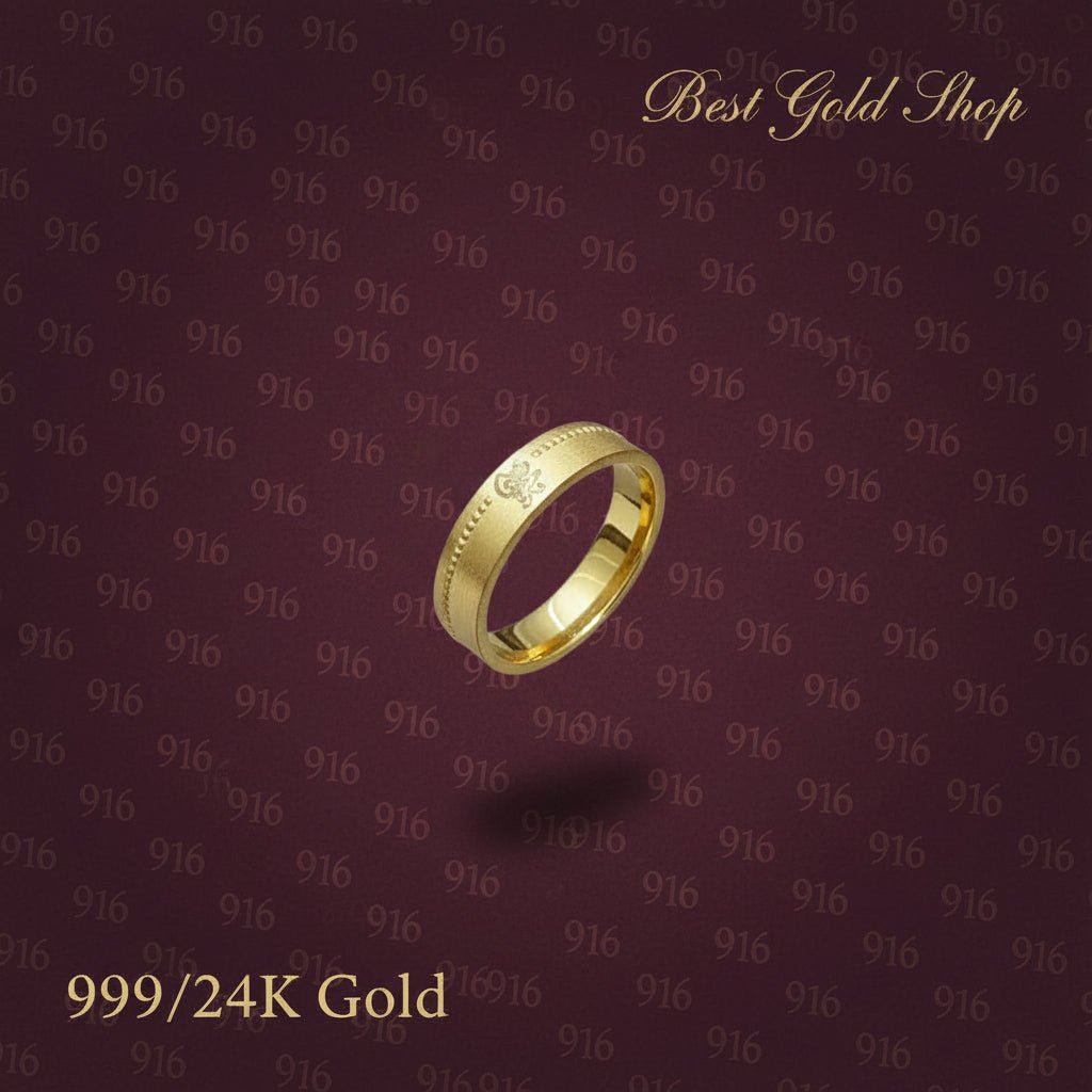 24k / 999 Gold Couple Designer Ring V2 by Best Gold ShopRingsBest Gold Shop