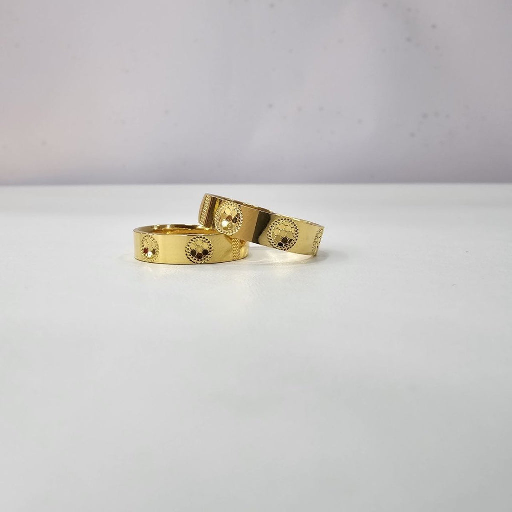 24k / 999 Gold Couple Ring Design V10 by Best Gold Shop - Best Gold Shop 24k gold 24k Gold Ring 999 gold Rings
