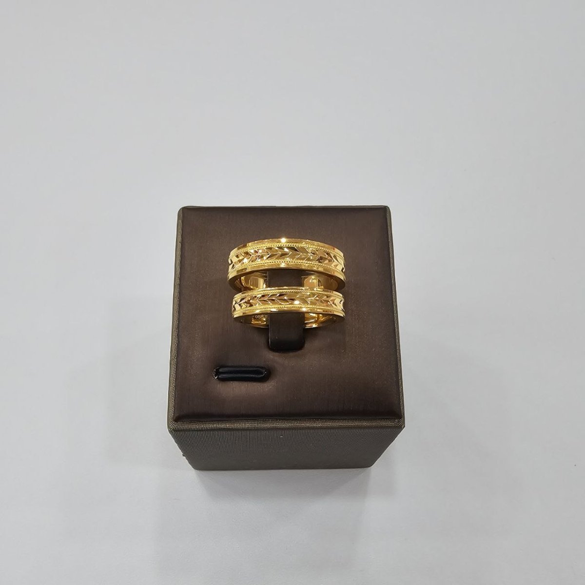 24k / 999 Gold Couple Ring V11 by Best Gold Shop - Best Gold Shop 24k gold 24k Gold Ring 999 gold Rings