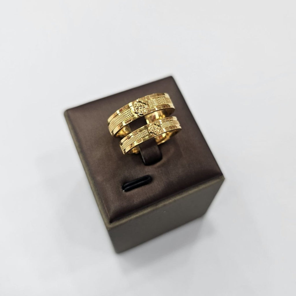 24k / 999 Gold Couple Ring V12 by Best Gold Shop - Best Gold Shop 24k gold 24k Gold Ring 999 gold Rings