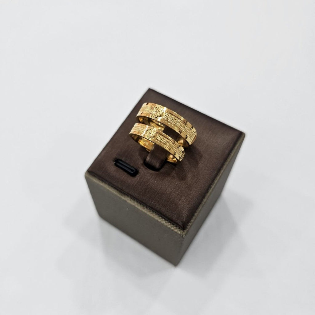 24k / 999 Gold Couple Ring V12 by Best Gold Shop - Best Gold Shop 24k gold 24k Gold Ring 999 gold Rings