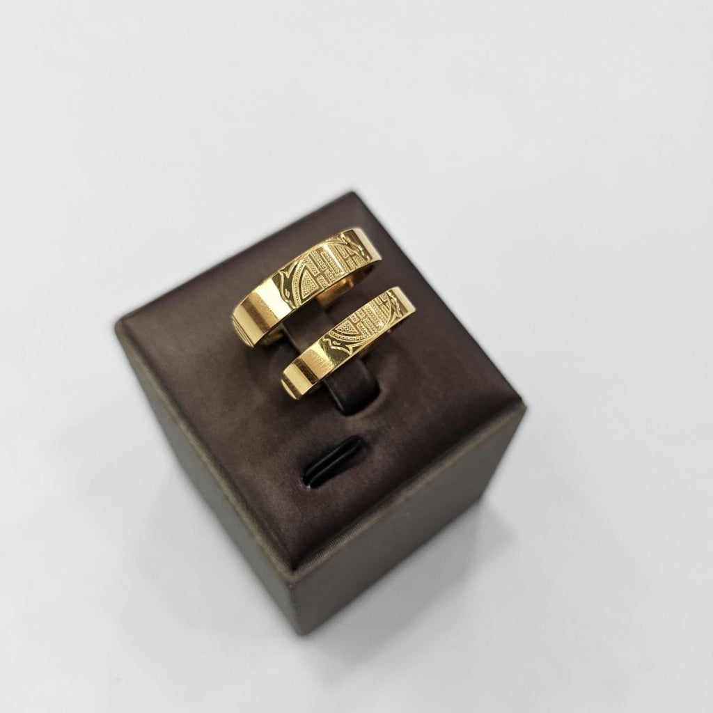 24k / 999 Gold Couple Ring V18 by Best Gold Shop - Best Gold Shop 24k gold 24k Gold Ring 999 gold Rings