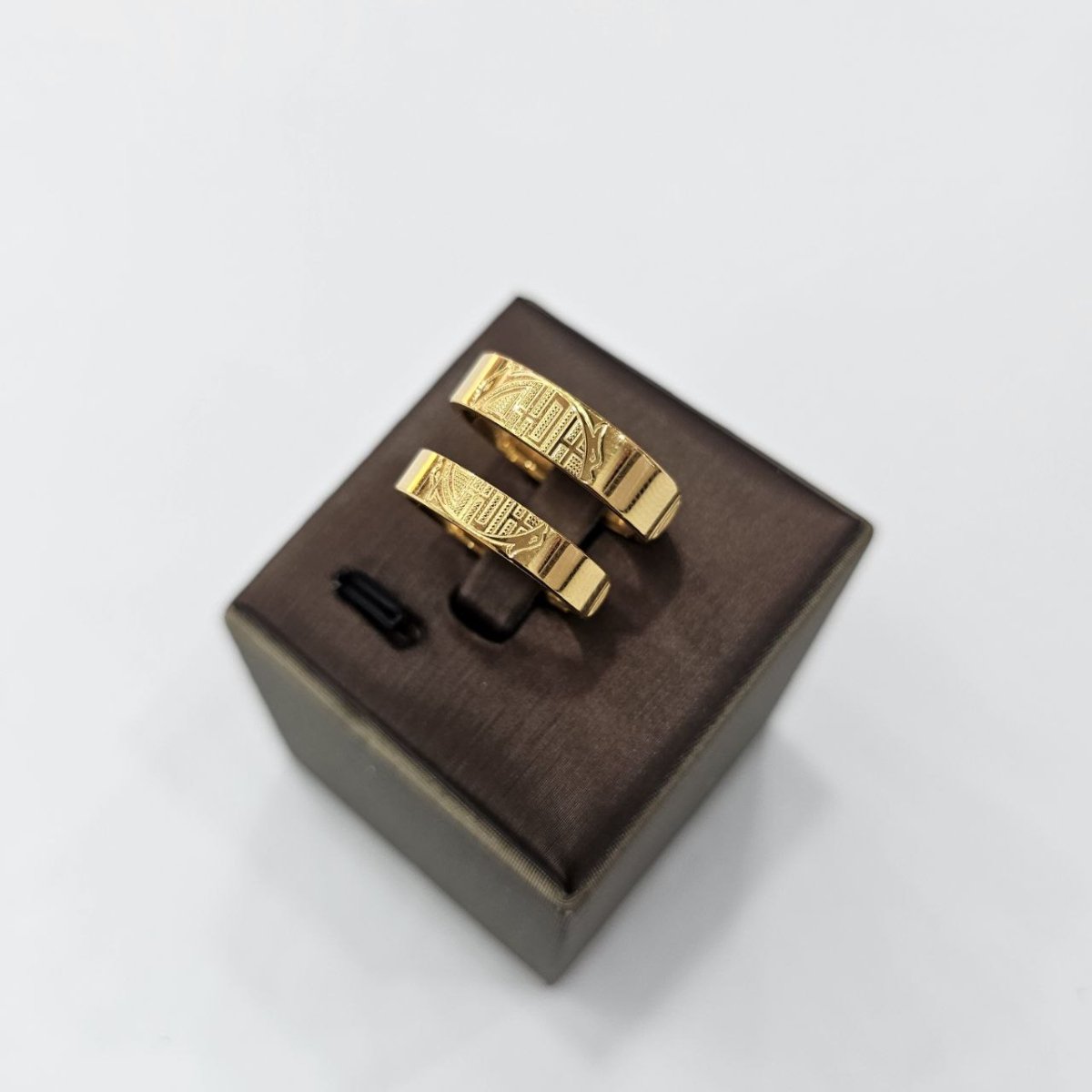 24k / 999 Gold Couple Ring V18 by Best Gold Shop - Best Gold Shop 24k gold 24k Gold Ring 999 gold Rings