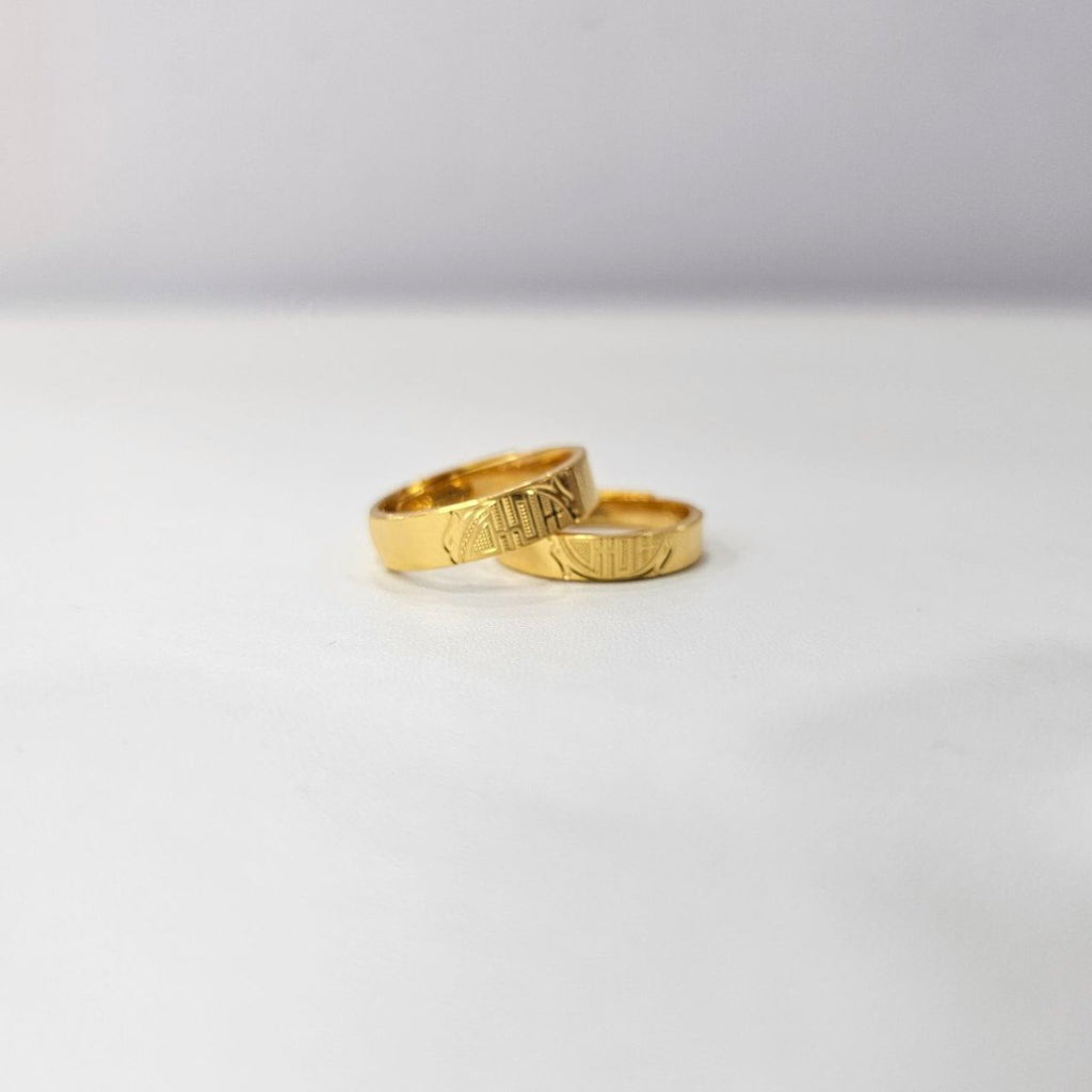 24k / 999 Gold Couple Ring V18 by Best Gold Shop - Best Gold Shop 24k gold 24k Gold Ring 999 gold Rings