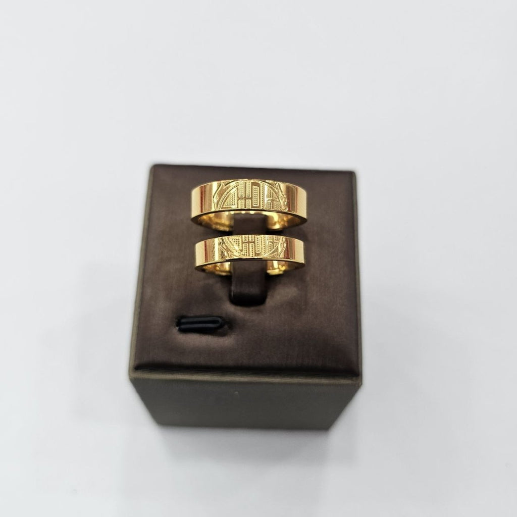 24k / 999 Gold Couple Ring V18 by Best Gold Shop - Best Gold Shop 24k gold 24k Gold Ring 999 gold Rings