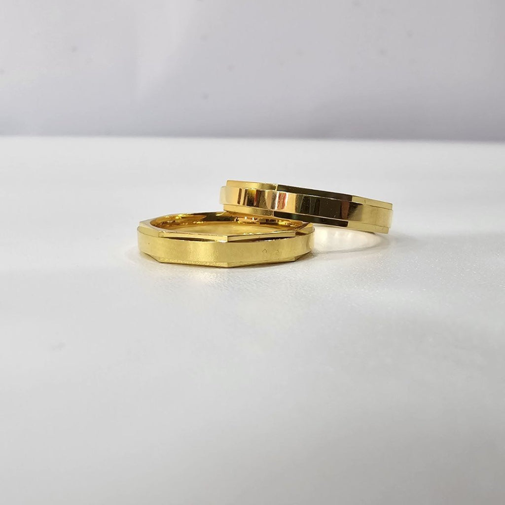 24k / 999 Gold Couple Ring V21 by Best Gold Shop (Copy) - Best Gold Shop 24k gold 24k Gold Ring 999 gold Rings