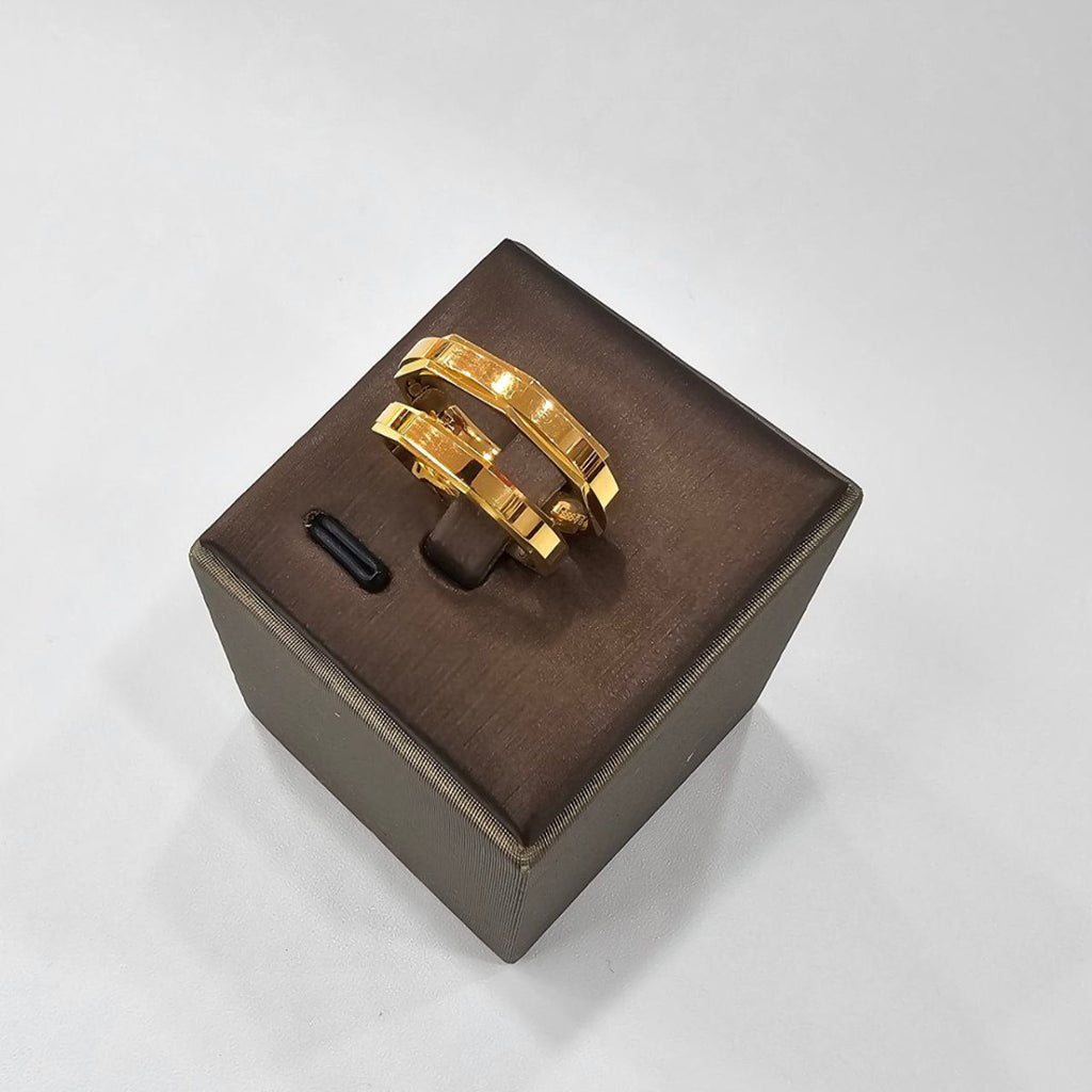 24k / 999 Gold Couple Ring V21 by Best Gold Shop (Copy) - Best Gold Shop 24k gold 24k Gold Ring 999 gold Rings