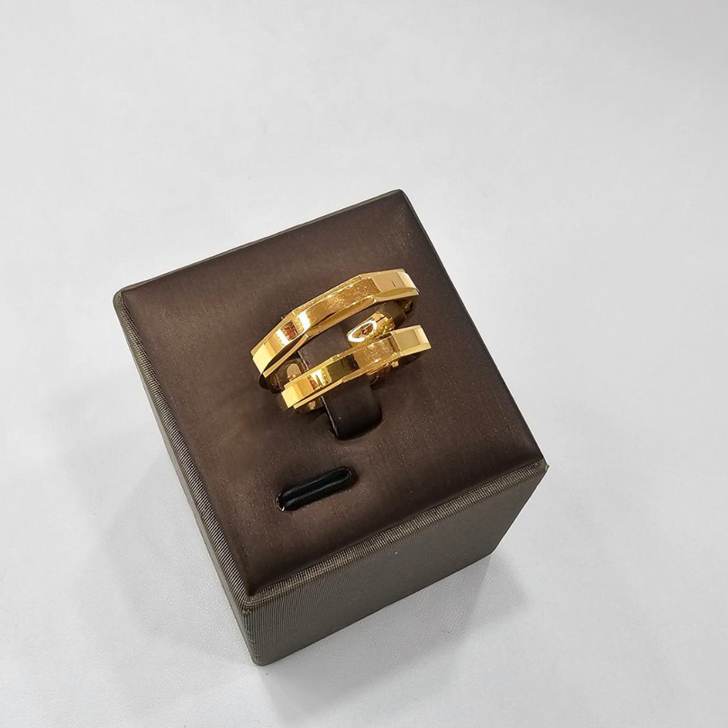 24k / 999 Gold Couple Ring V21 by Best Gold Shop (Copy) - Best Gold Shop 24k gold 24k Gold Ring 999 gold Rings