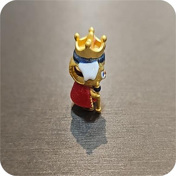 24k / 999 Gold L monster Charm Christmas Design 7 - Best Gold Shop 24k gold 24k Gold Charm 999 gold Charms & Pendants