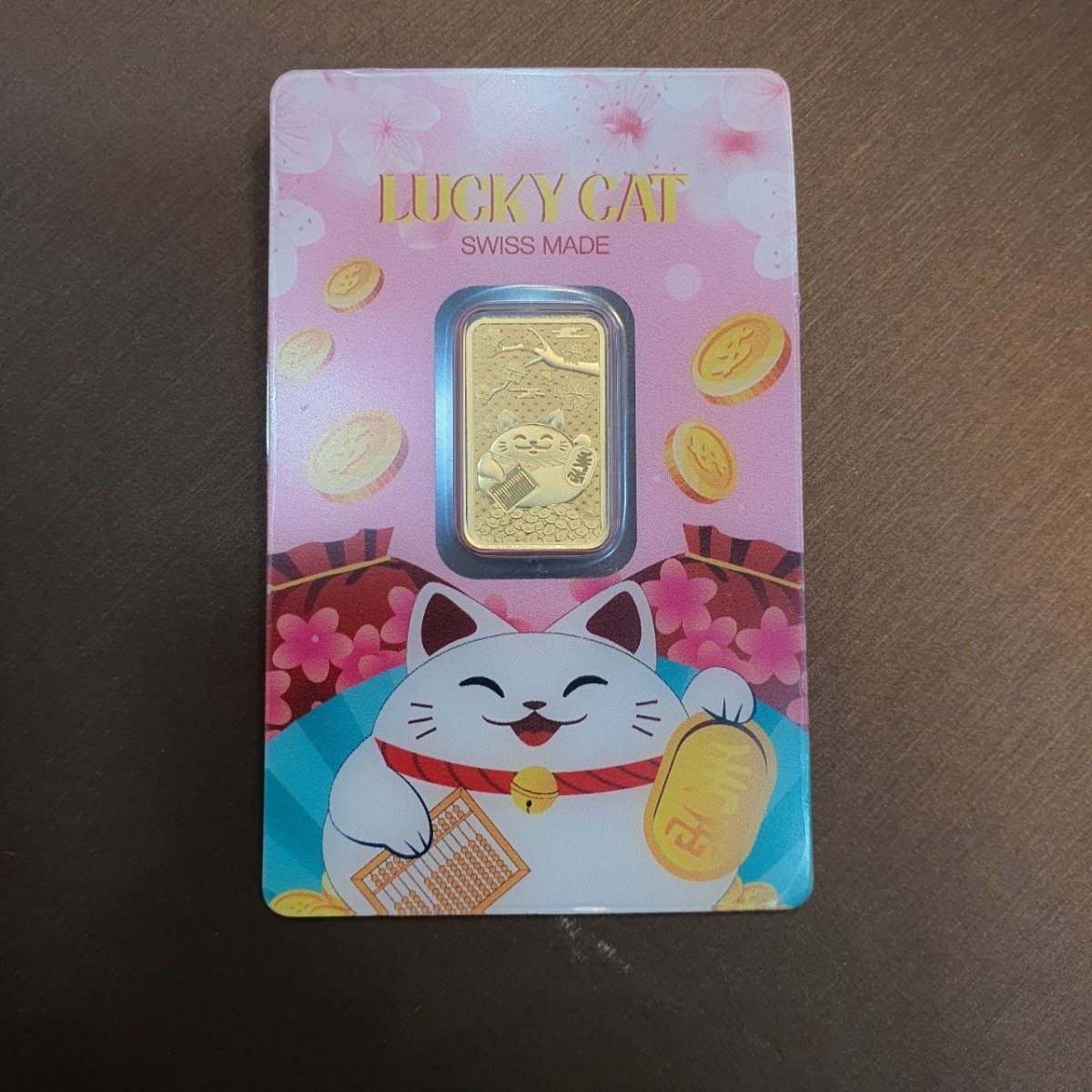 24k / 999 Gold Lucky Cat Pamp 5 grams Gold Bar - Best Gold Shop 24k gold 24k gold bar 999 gold bullion