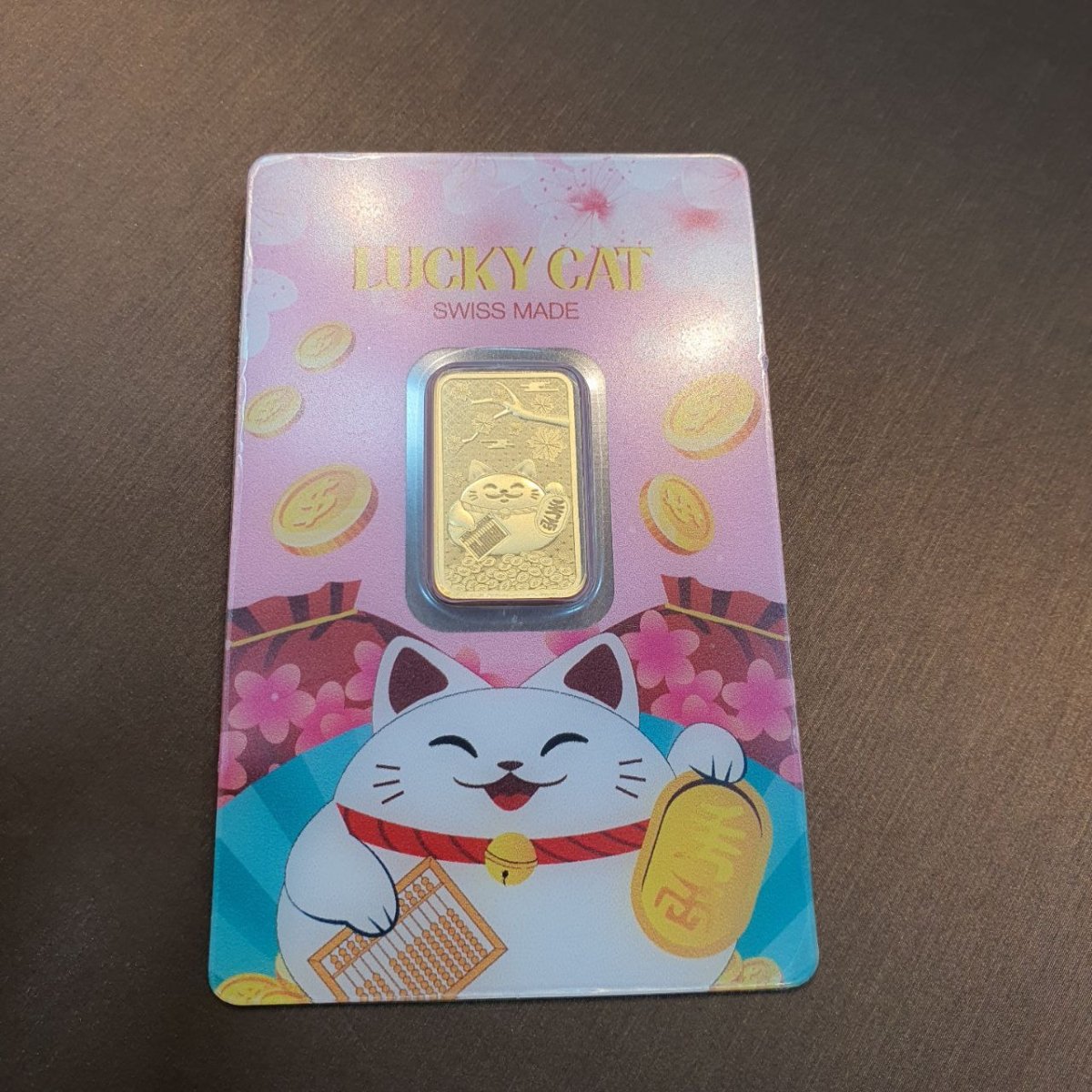 24k / 999 Gold Lucky Cat Pamp 5 grams Gold Bar - Best Gold Shop 24k gold 24k gold bar 999 gold bullion