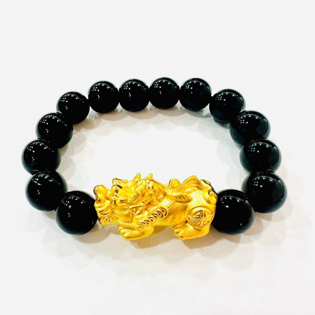 24k / 999 Gold Pixiu Bracelet - Best Gold Shop 24k gold 24k gold bracelet 24k Gold Charm 999 gold