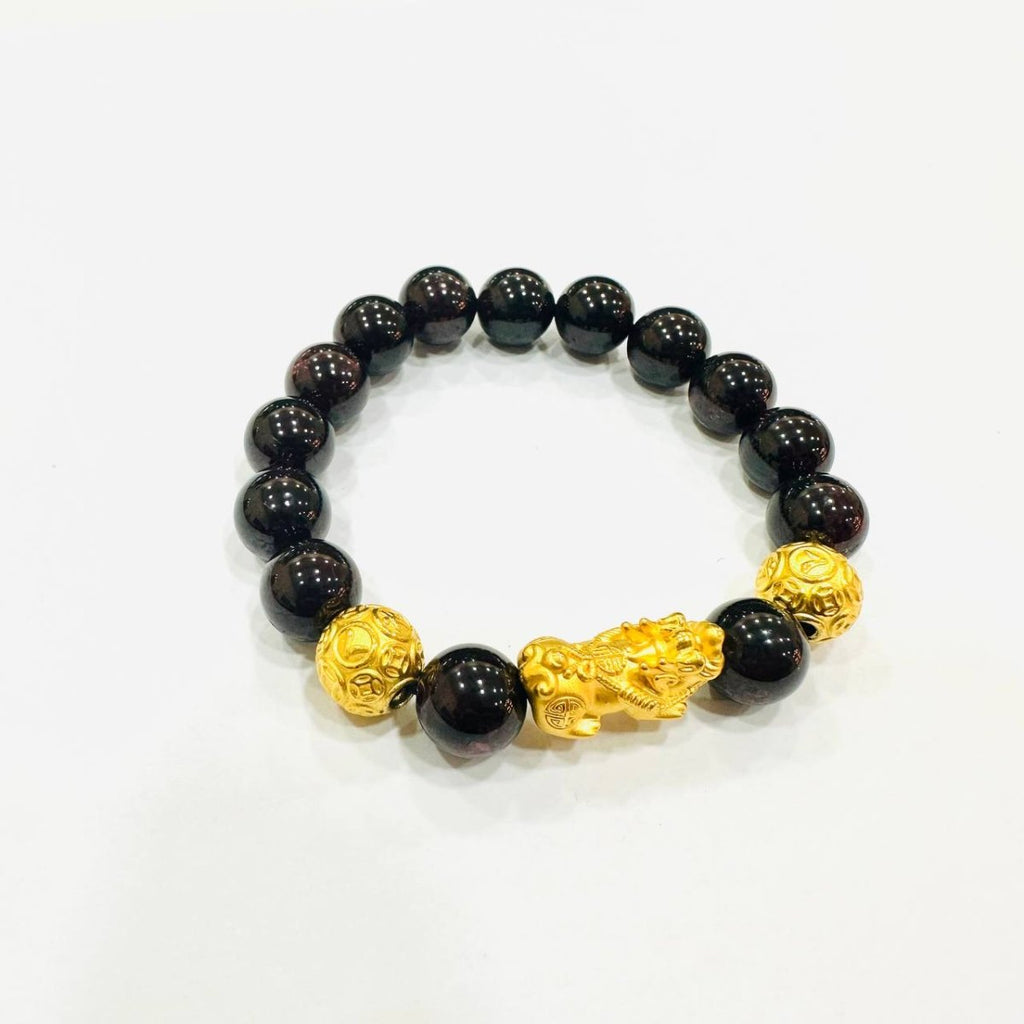 24k / 999 Gold Pixiu Bracelet - Best Gold Shop 24k gold 24k gold bracelet 24k Gold Charm 999 gold