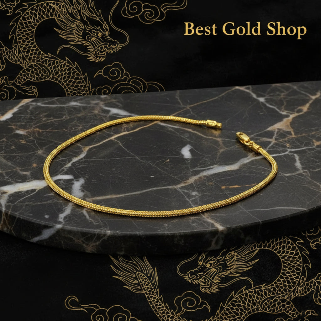 916 / 22k Gold Solid Dragon bracelet by Best Gold ShopBraceletsBest Gold Shop