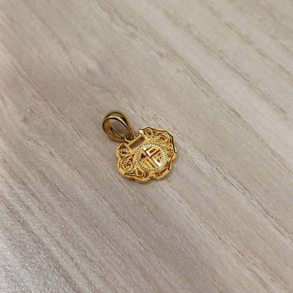 916 Gold baby lock pendant v3Charms & PendantsBest Gold Shop