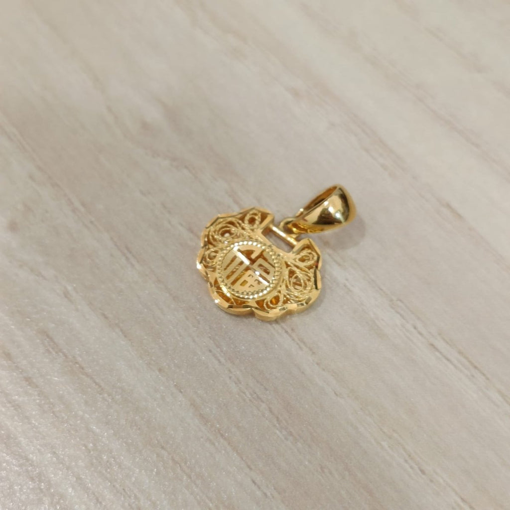 916 Gold baby lock pendant v3Charms & PendantsBest Gold Shop