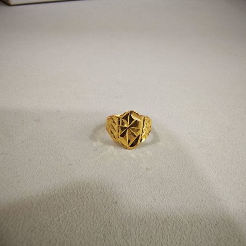916 Gold Baby Ring Diamond cutting design new stockRingsBest Gold Shop