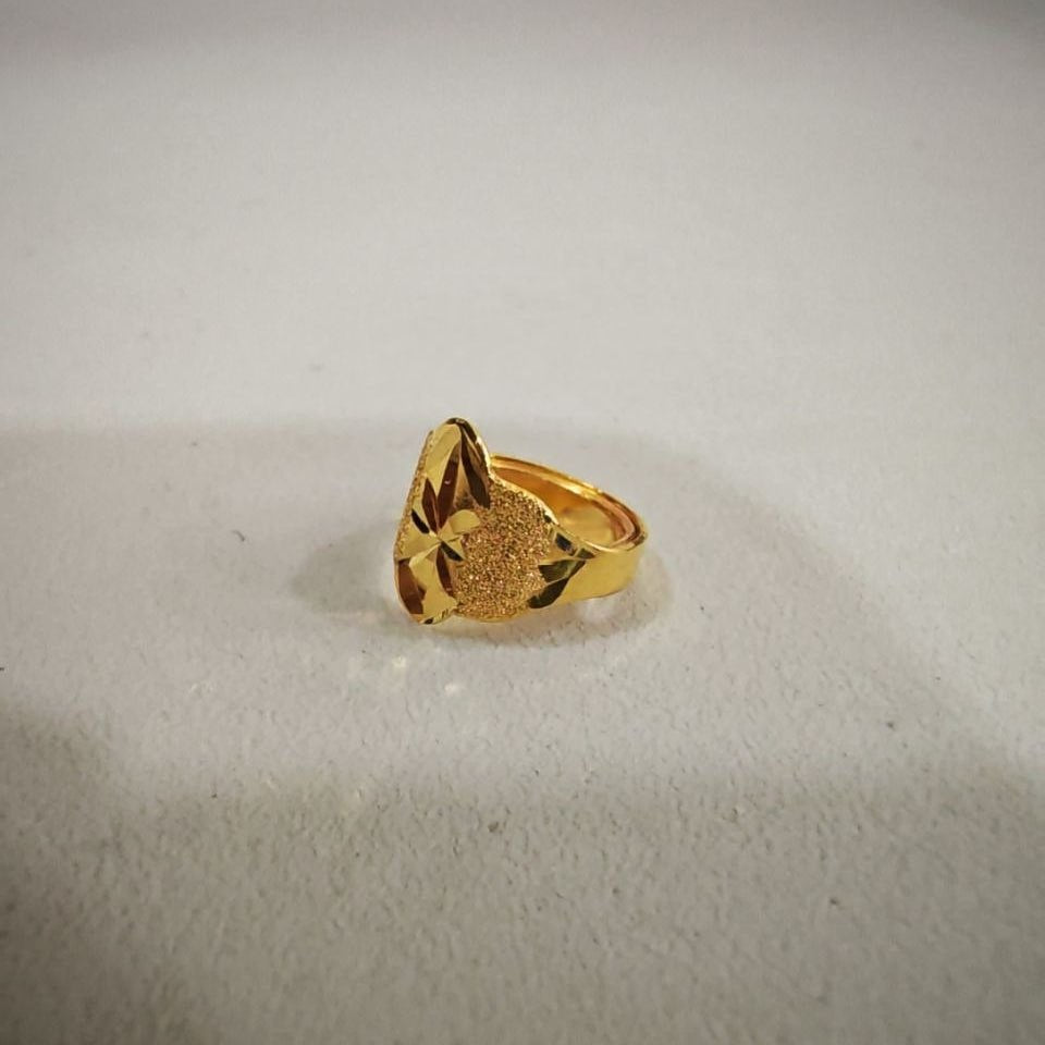 916 Gold Baby Ring Diamond cutting design new stockRingsBest Gold Shop