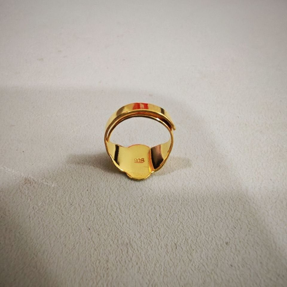 916 Gold Baby Ring Diamond cutting design new stockRingsBest Gold Shop