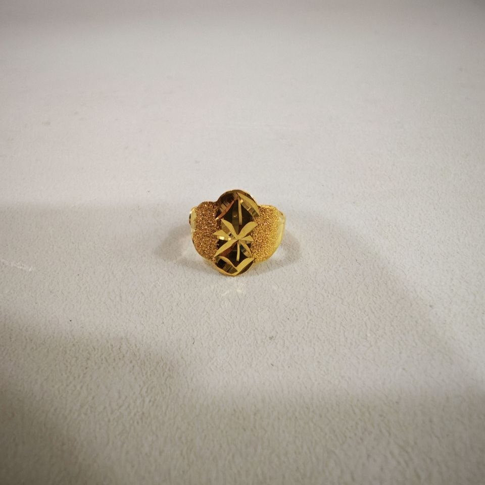 916 Gold Baby Ring Diamond cutting design new stockRingsBest Gold Shop